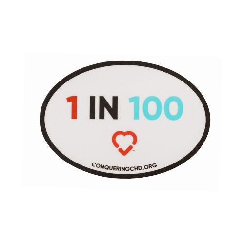 1 in 100 Sticker